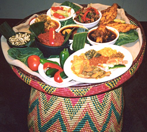 Ethiopian food.